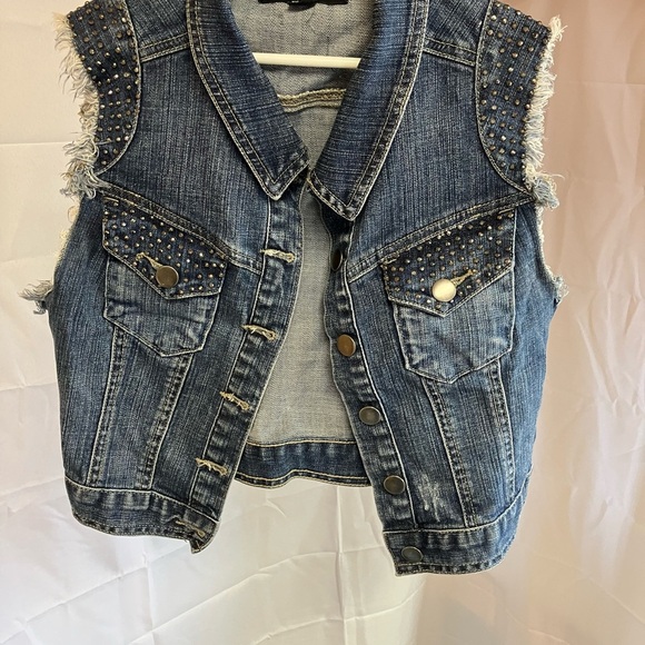 Forever 21 Premium Denim Vest - Picture 1 of 4